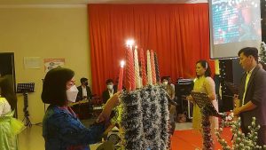 Perayaan Natal Oikumene di BKPSDM Dihadiri Sekda Sintang