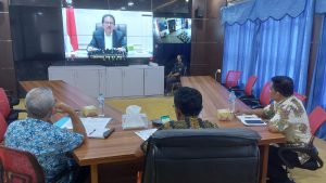 Sosialisasi Program PTSL Tahun 2022 Secara Virtual Di Hadiri Asisten Administrasi Umum Sintang