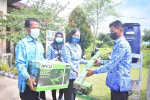 Luar Biasa, Karang Taruna Berjaya Kelurahan Ulak Jaya Membuat Pengolahan Pupuk Kompos