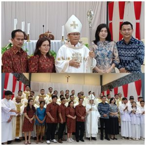 Gelar Misa, Uskup Sintang Berkati Rumah Dinas Bupati Sintang