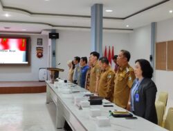 Kesbangpol Sintang Hadiri Rapat Koordinasi Pengamanan Gawai Dayak 2025